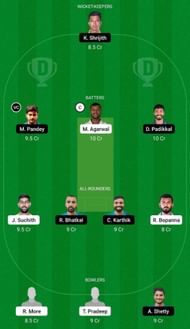 BB vs GMY Dream11 Fantasy Suggestion #1